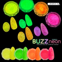 BUZZ neon 蓄光ネイルパウダー 全4色