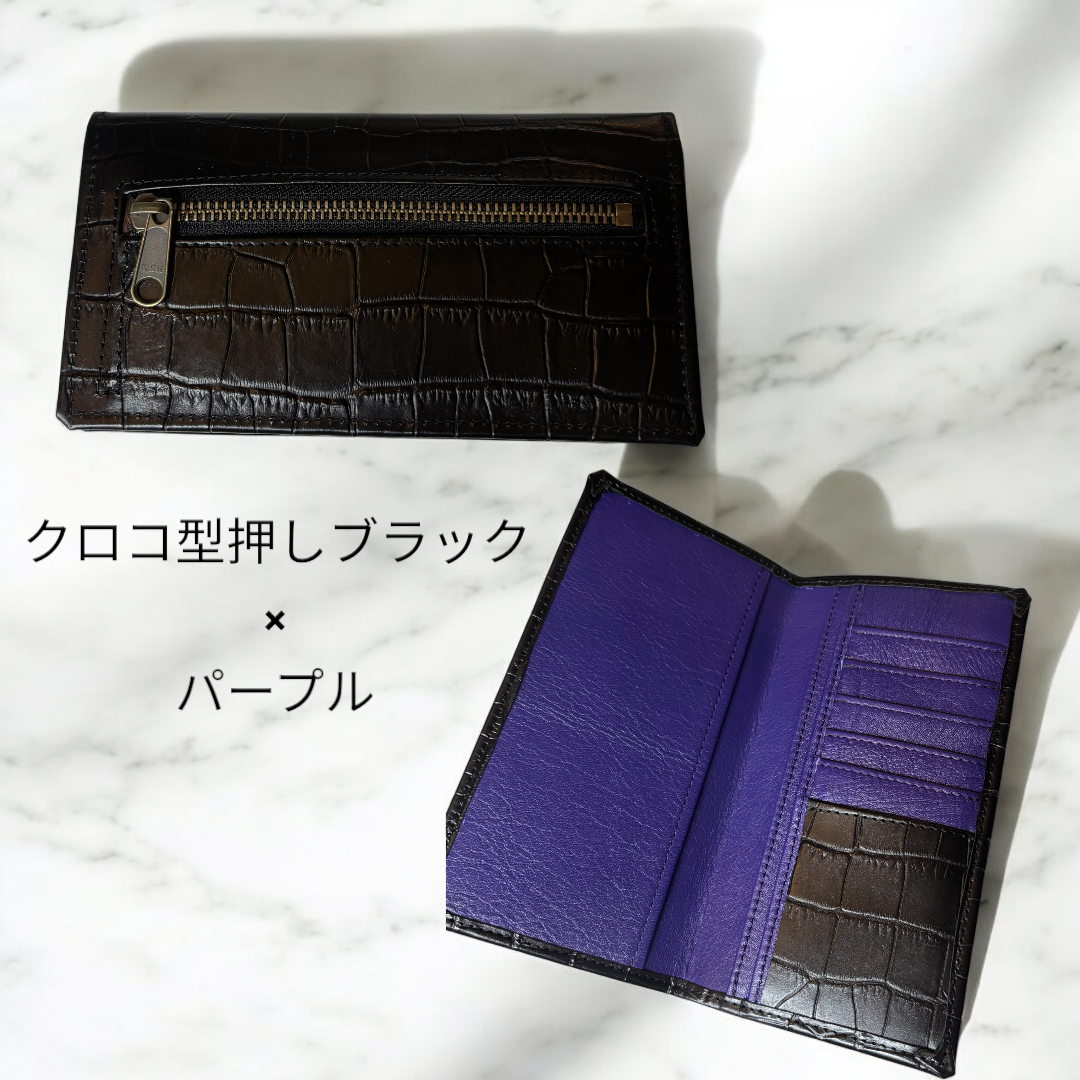 新品未使用　RICO fit コンパクト長財布 二つ折り長財布 | Ricco leather
