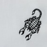 SCORPION  EMB(刺繍) S/S TEE   /   WHITE, BLACK, 杢GRAY