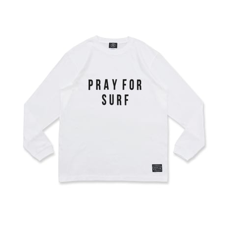 SURF- WHITE, BLACK, LT RED 【L/S TEE】