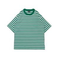 BORDER POCKET TEE   /   GREEN BORDER