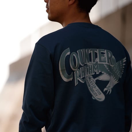 RIDE EAGLE  L/S TEE  /  WHITE, BLACK, BEIGE, INDIGO
