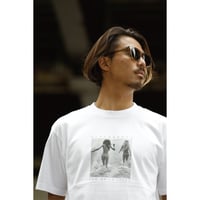 BLOCK PHOTO  NAKED  S/S TEE   /   WHITE, BLACK, 杢GRAY