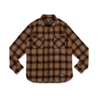 FLANNEL SHIRTS  BROWN CHECK