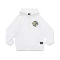 SK8 - WHITE  HOODIE 【裏起毛】