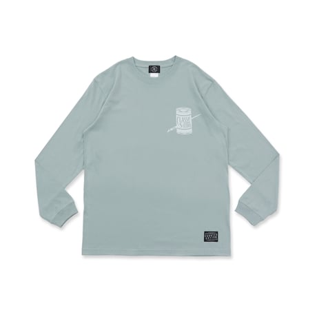 BEACH - BLACK, LT GREEN 【L/S TEE】