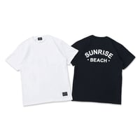 SUNRISE  POCKET S/S TEE   /   WHITE, BLACK, ARMY, INDIGO