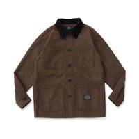 WOOL COVERALLS   /  D.BROWN