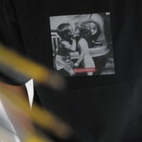 BLOCK PHOTO KID'S  S/S TEE  /  WHITE, BLACK