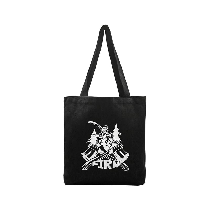 FIRN トートバッグ スノーボード プリント ユニセックス FIRN トートバッグ スノーボード プリント ユニセックス