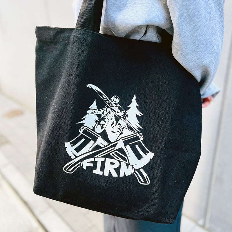 FIRN トートバッグ スノーボード プリント ユニセックス FIRN トートバッグ スノーボード プリント ユニセックス