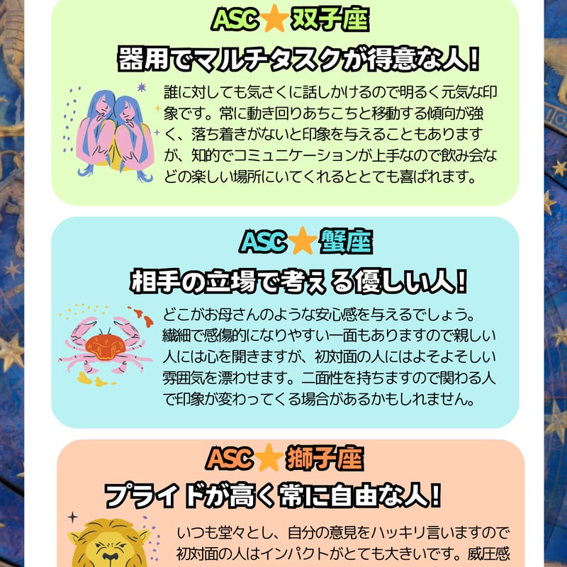 ⭐️簡単星読み⭐️完全版‼️テキスト全84ページ | ⭐️世界一簡単な星