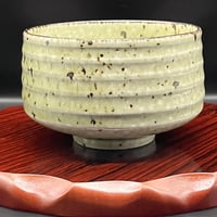 Tea ceremony bowl  茶器　( 薄鶯色)薄いうぐいす色