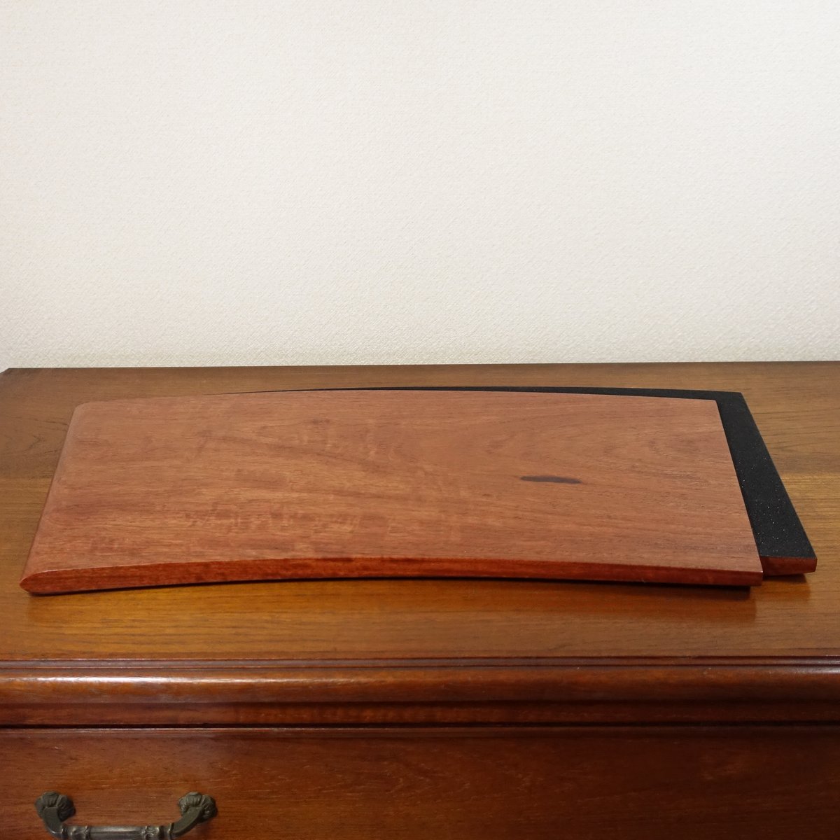 一点物】天然木 ブビンガのプレート 手仕事の一品 BB585 | 木の