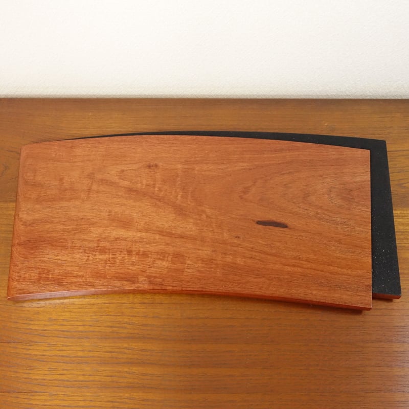 一点物】天然木 ブビンガのプレート 手仕事の一品 BB585 | 木の
