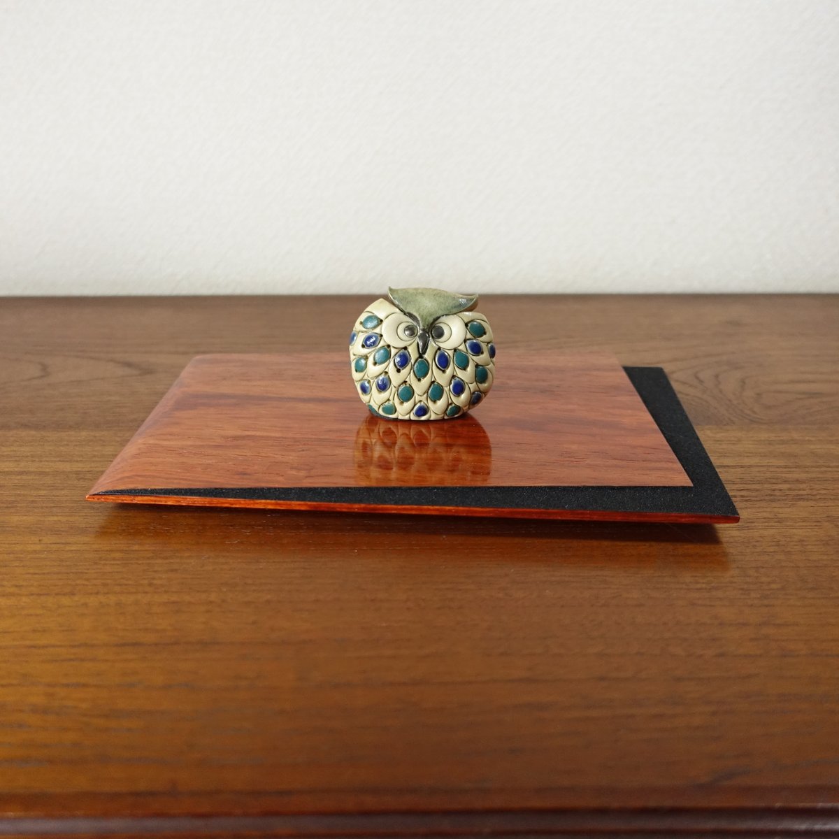 カリン（花梨）のオープン看板 一点物】天然木 花梨（かりん）のプレート 手仕事の一品 KR239 | 木の