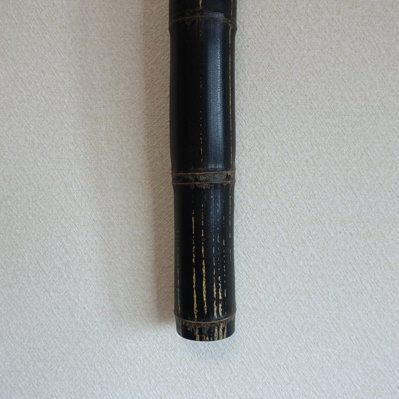 自然変色 竹の一輪挿し 壁掛け L=731mm | 木のクラフトショップ うるも