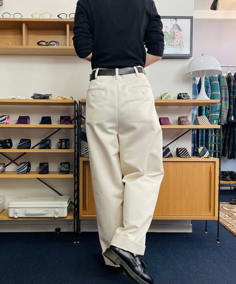 2TACK PANTS IVORY【2TP-SB1970IV】