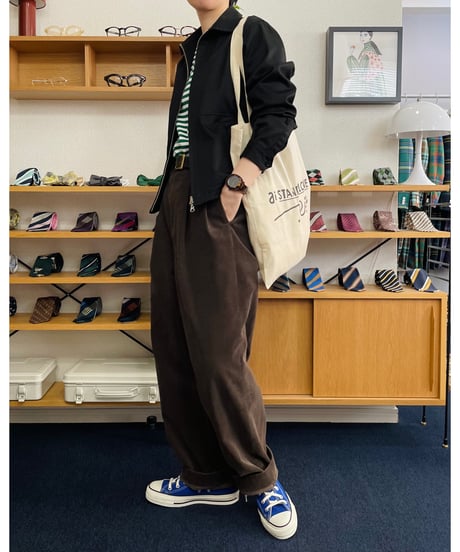 2TACK PANTS Brown Corduroy【2TP-SB1150CB】