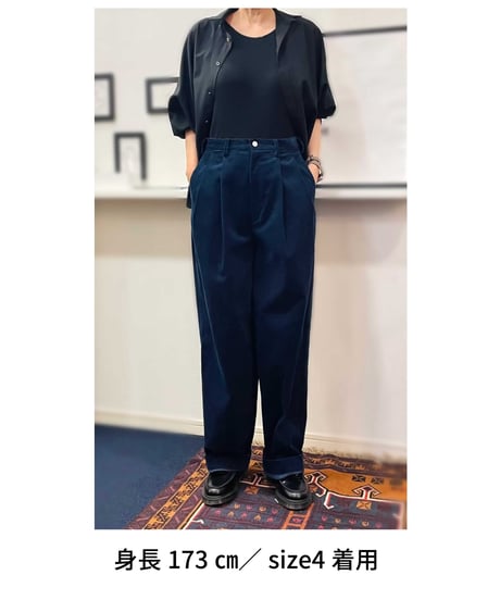 2TACK PANTS BLACK【2TP-SB1041BK】