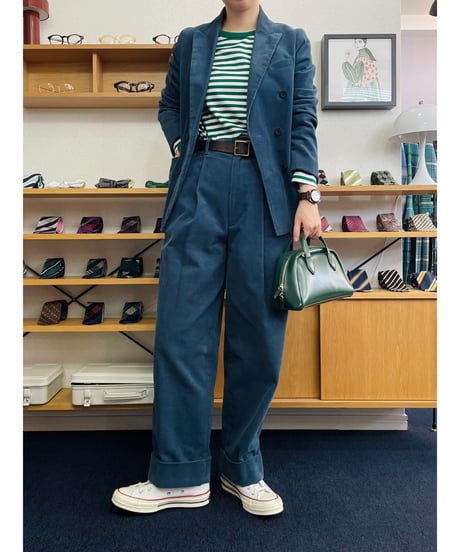 Stripe  shirt Green【TRGF25-GR】