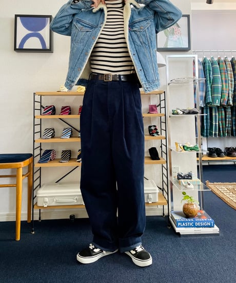 2TACK PANTS NAVY Corduroy【2TP-SBY80000NV】