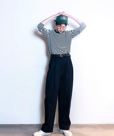 2TACK PANTS BLACK【2TP-SB1041BK】