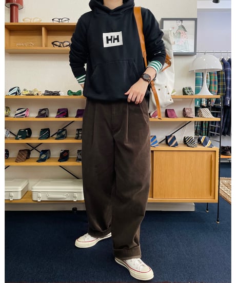 2TACK PANTS Brown Corduroy【2TP-SB1150CB】