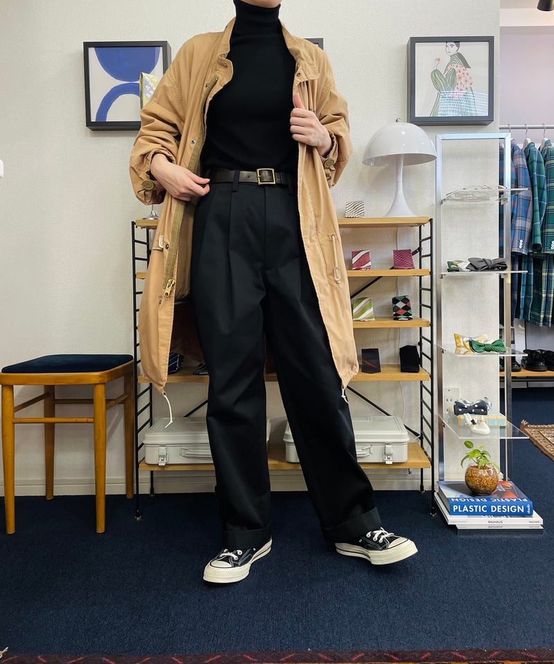 2TACK PANTS BLACK【2TP-SB1041BK】 | ai STANDALONE