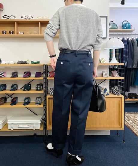 TAPERED PANTS NAVY【TRP911-SB1401NAVY】