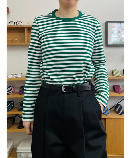 Stripe  shirt Green【TRGF25-GR】