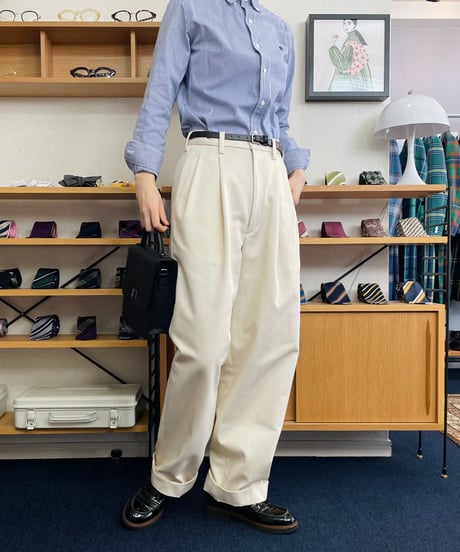 2TACK PANTS IVORY【2TP-SB1970IV】