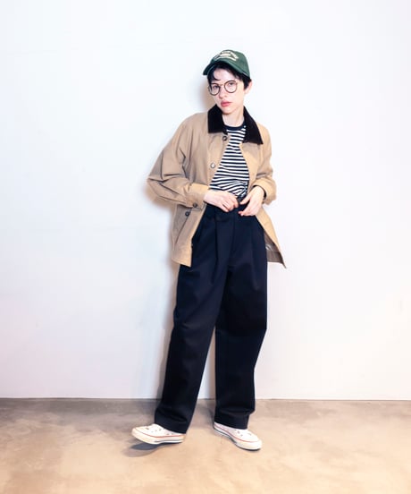 2TACK PANTS BLACK【2TP-SB1041BK】
