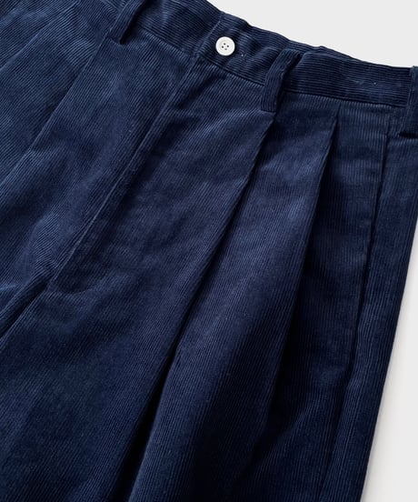 2TACK PANTS NAVY Corduroy【2TP-SBY80000NV】