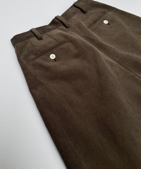 2TACK PANTS Brown Corduroy【2TP-SB1150CB】