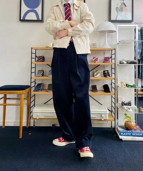 2TACK PANTS NAVY Corduroy【2TP-SBY80000NV】