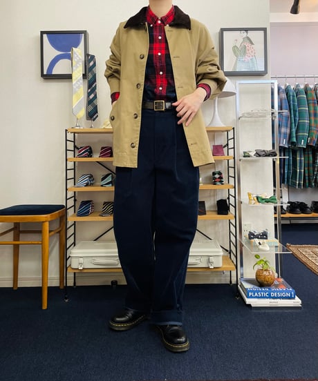 2TACK PANTS NAVY Corduroy【2TP-SBY80000NV】