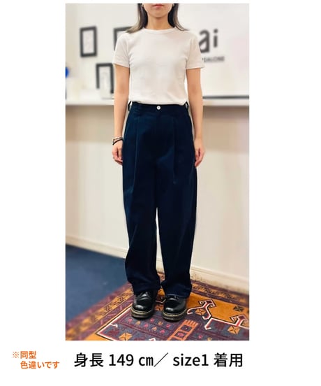 2TACK PANTS Brown Corduroy【2TP-SB1150CB】