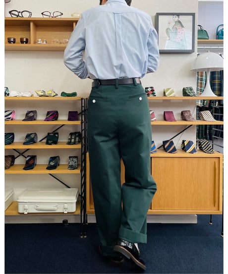 2TACK PANTS DARK GREEN【2TP-BD8763DG】