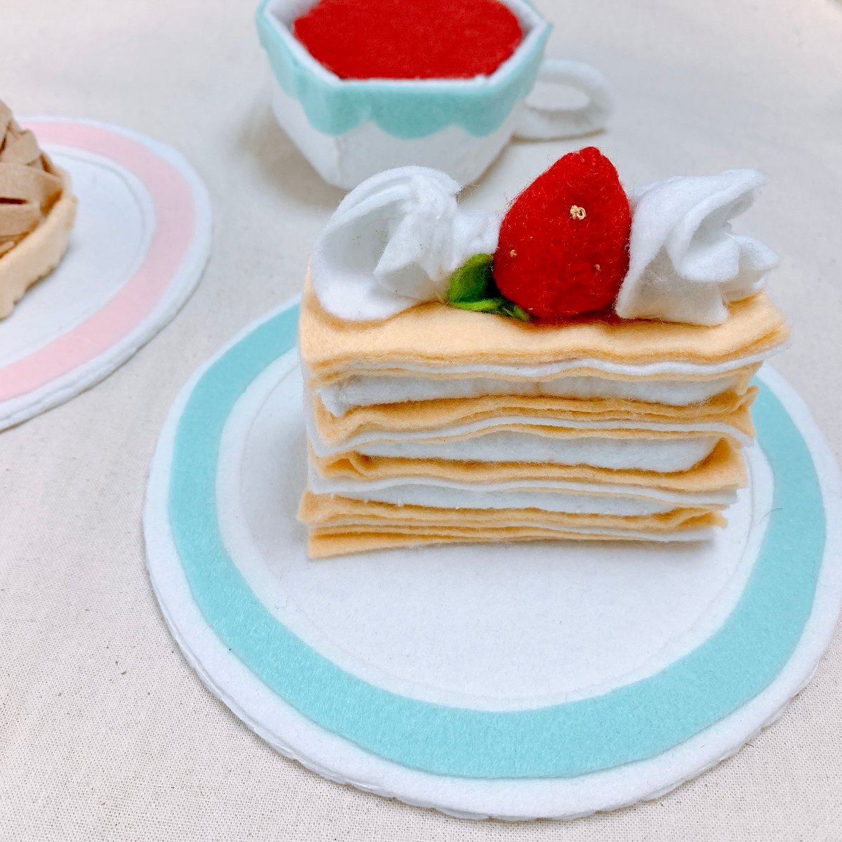 型紙】イチゴのミルフィーユ | いろは工房 STORE
