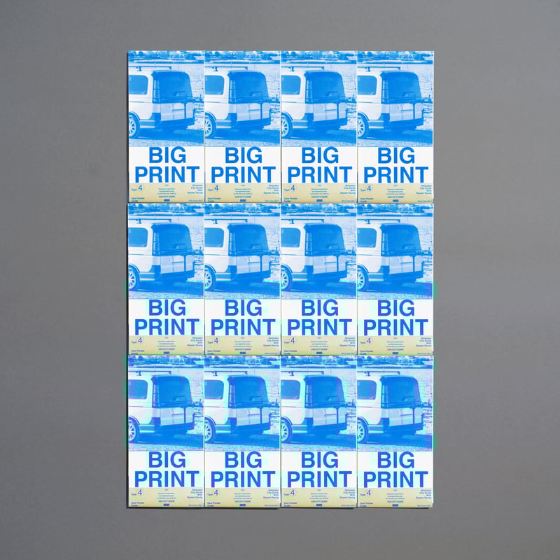 Original ZINE [ BIG PRINT ] Type ④: Shizuoka