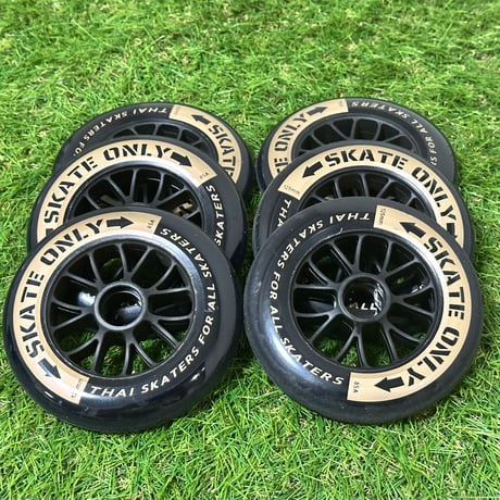 【送料込み】【中古】SKATE ONLY 125mmウィール　6個セット