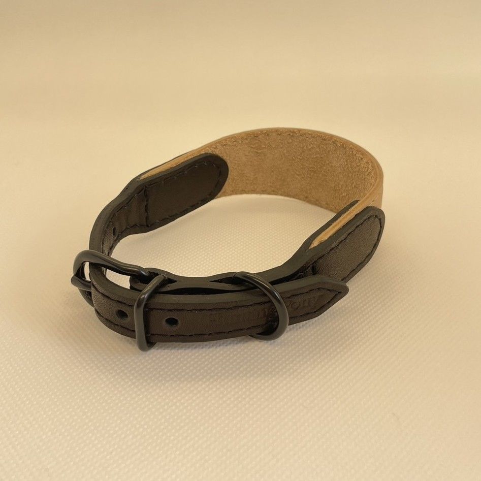 Hunting Pony 首輪 スキンベージュ×ブラック | HarrieBelle