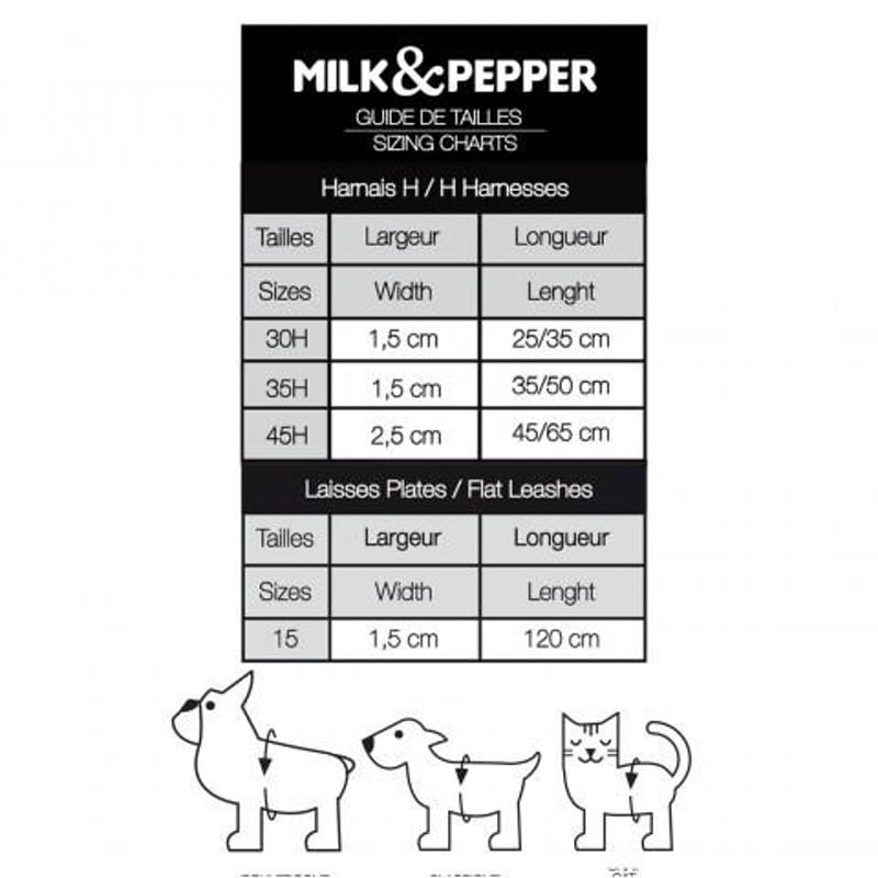 MILK&PEPPER サファリHハーネス Beige | HarrieBelle