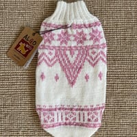 ALQO WASI アルパカニットスノーフレイクPINK