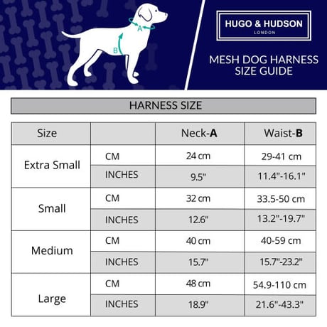 HUGO&HUDSONメッシュハーネス ブラック