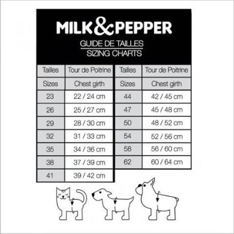 MILK&PEPPER SailorストライプセーターMarine