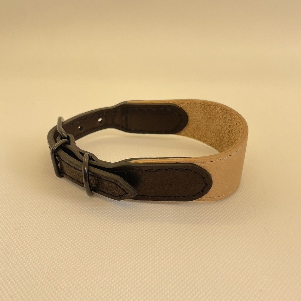 Hunting Pony 首輪 スキンベージュ×ブラック | HarrieBelle