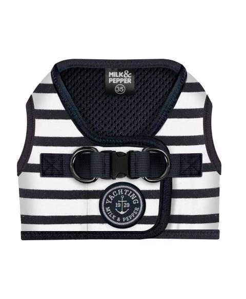 しつけ用品 milk&pepper MILK&PEPPER Yachting ジャケットハーネスMarineストライプ | Har