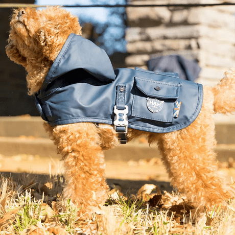 HUGO&HUDSON レインコート ネイビー